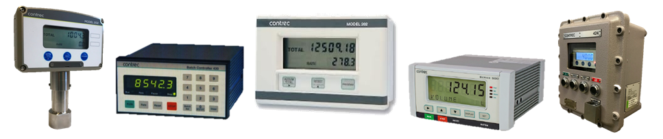 Contrec Energy Meter, Flow Displays, Steam Calculators